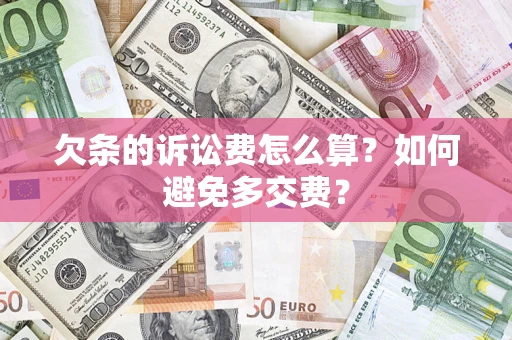 北京欠条的诉讼费怎么算？如何避免多交费？