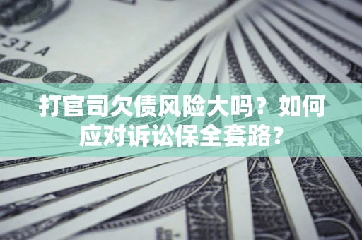北京打官司欠债风险大吗？如何应对诉讼保全套路？