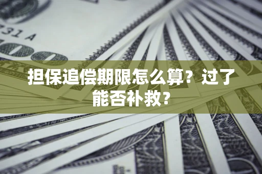 北京担保追偿期限怎么算？过了能否补救？