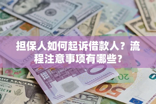 北京担保人如何起诉借款人？流程注意事项有哪些？